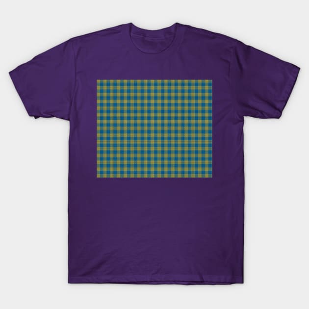 Blue / Yellow / Green "Fabric" check pattern - version two T-Shirt by wagnerps